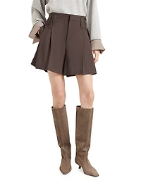 Tropical Luxury Wool Formal Shorts