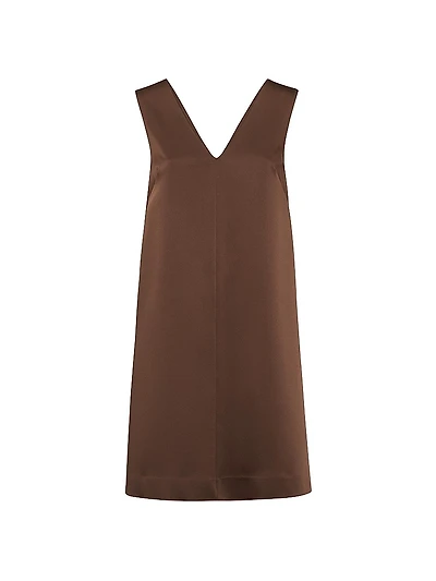 Satin Cady Mini Dress