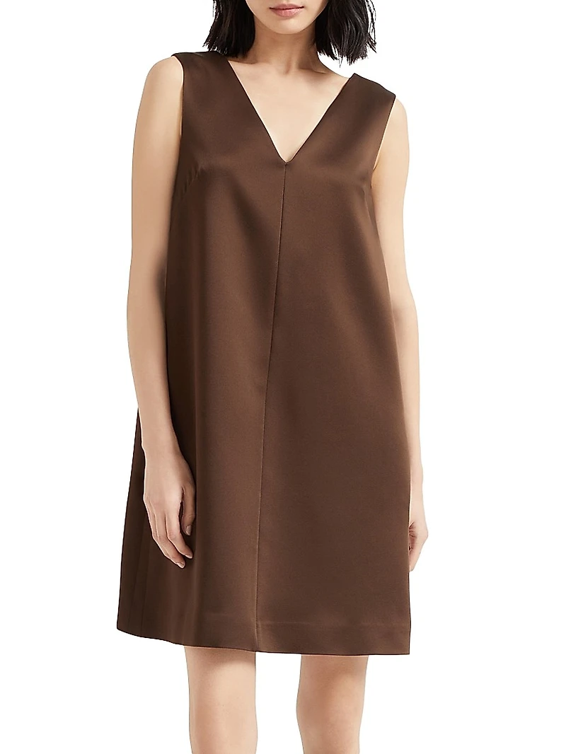 Satin Cady Mini Dress