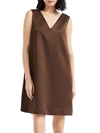 Satin Cady Mini Dress