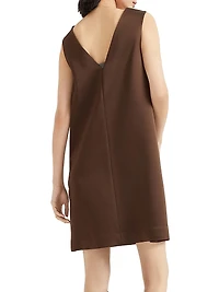 Satin Cady Mini Dress