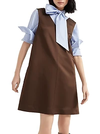 Satin Cady Mini Dress