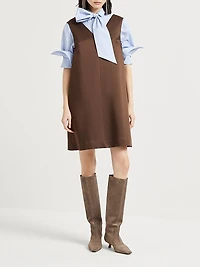 Satin Cady Mini Dress