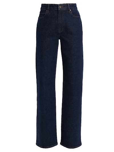 The Arrow Straight Mid-Rise Jeans