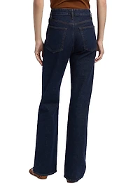 The Arrow Straight Mid-Rise Jeans