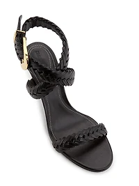 Helix Woven Leather Sandals