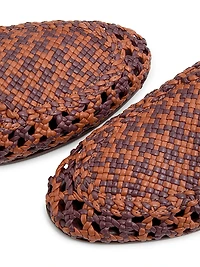 Helix Woven Leather Loafers