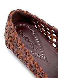 Helix Woven Leather Loafers