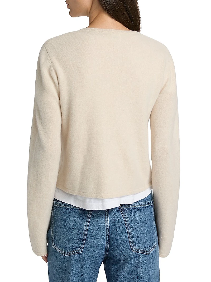 Jesse Wool Two-Way Zip Cardigan