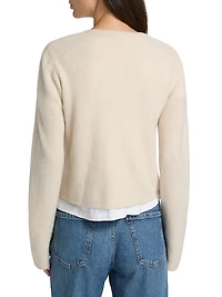 Jesse Wool Two-Way Zip Cardigan