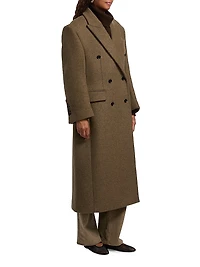 Hourglass Wool Coat