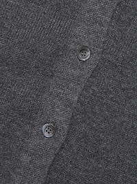 Waisted Rib-Knit Cardigan