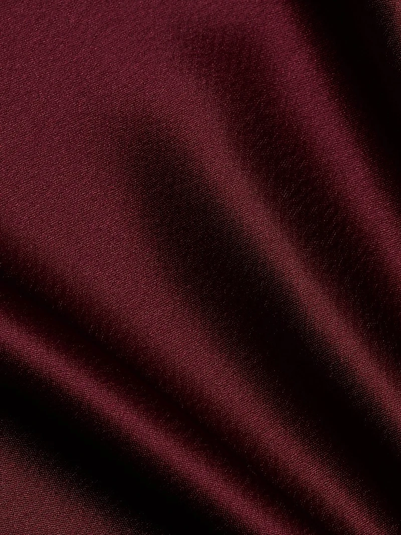 Barb Bias-Cut Satin Pants