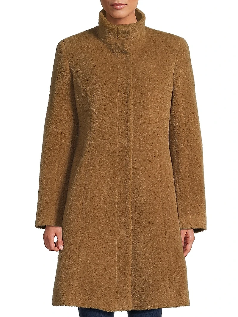 Wool-Blend Coat