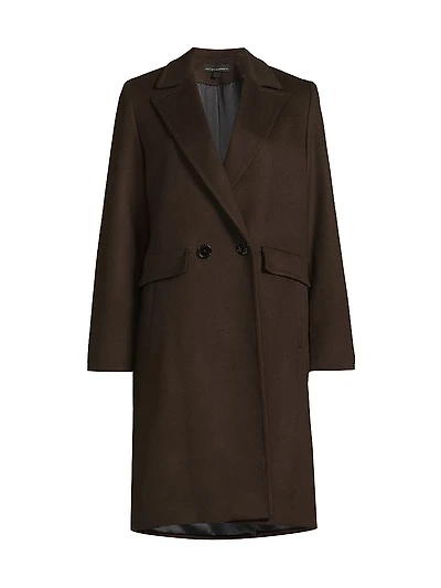 Double Breasted Wool-Cashmere Coat