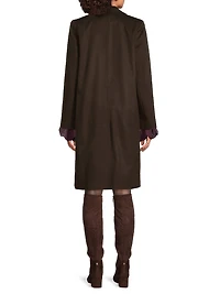 Double Breasted Wool-Cashmere Coat