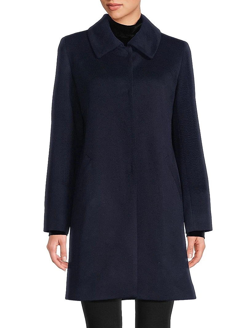Wool-Cashmere Car Coat
