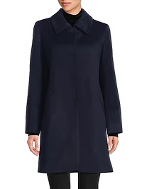 Wool-Cashmere Car Coat