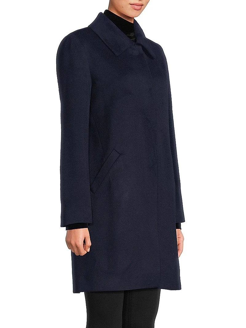 Wool-Cashmere Car Coat