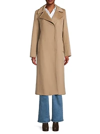 Notch Lapel Baby Camel Hair Coat