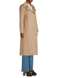 Notch Lapel Baby Camel Hair Coat