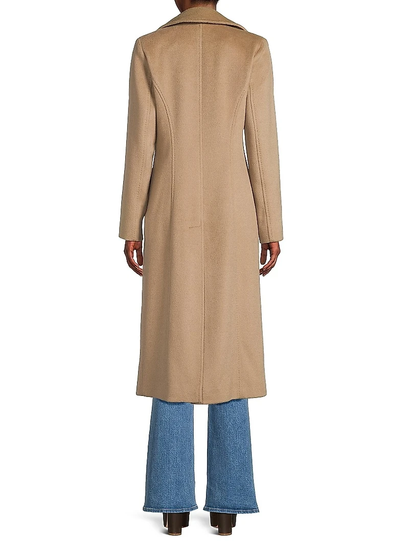 Notch Lapel Baby Camel Hair Coat