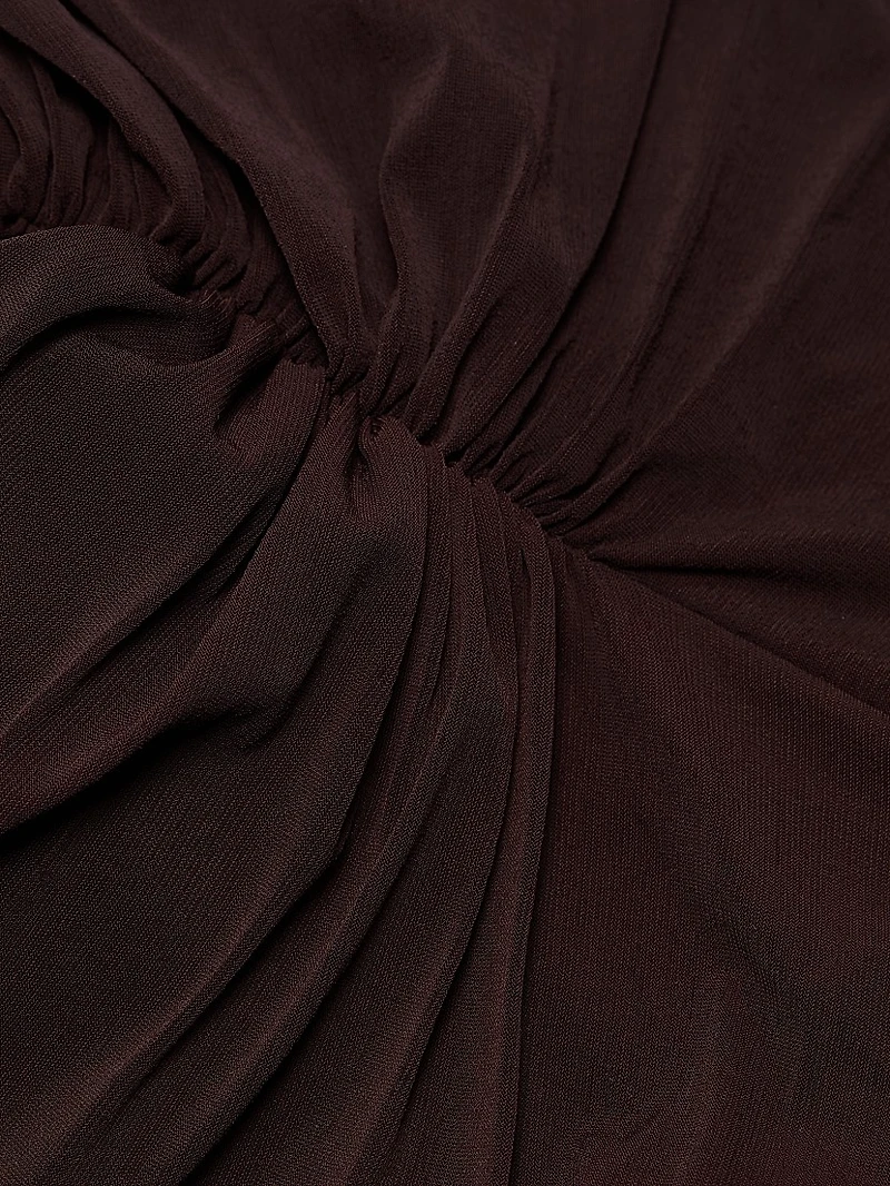 Anya Ruched Maxi Dress