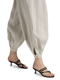 Apolo Pleated Linen Pants