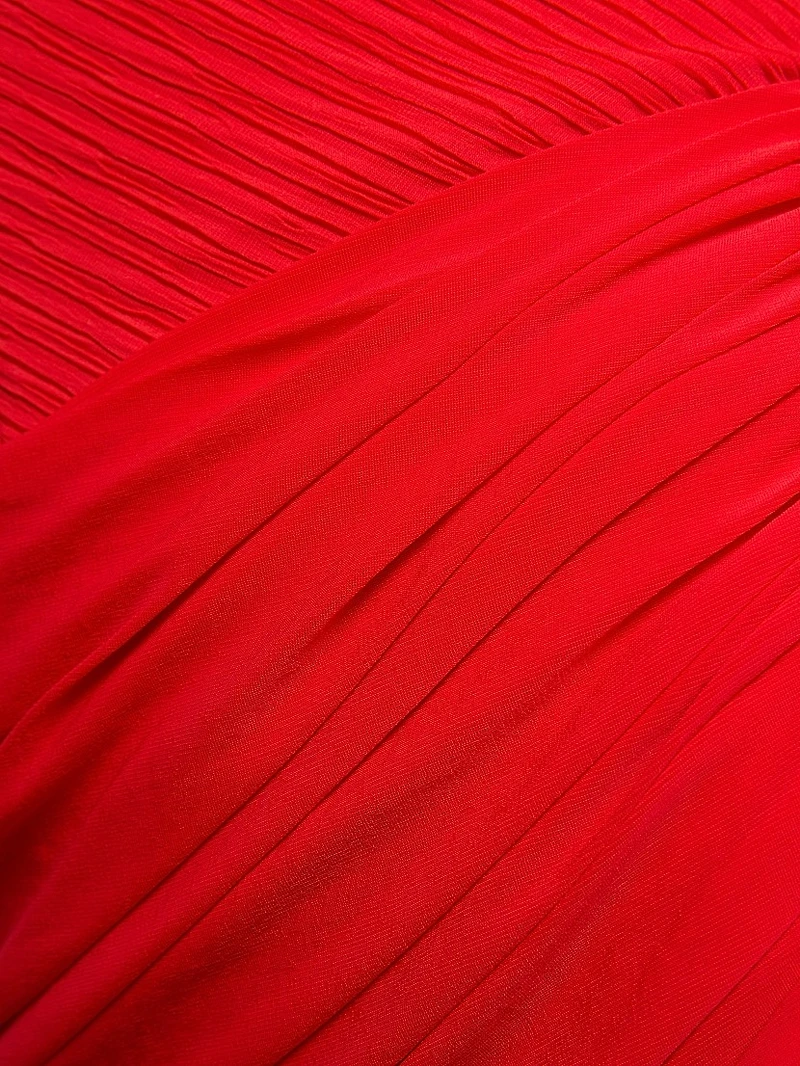 Cerva Draped Cocktail Dress