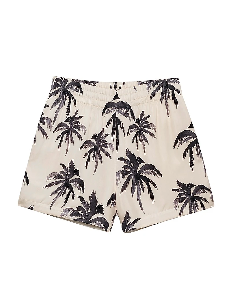 Kam Palm Print Shorts