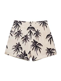Kam Palm Print Shorts