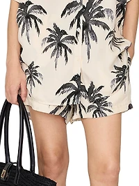 Kam Palm Print Shorts