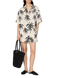 Kam Palm Print Shorts