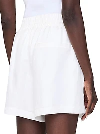 Kam Linen-Blend Shorts