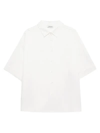 Coco Linen-Blend Boxy-Fit Shirt