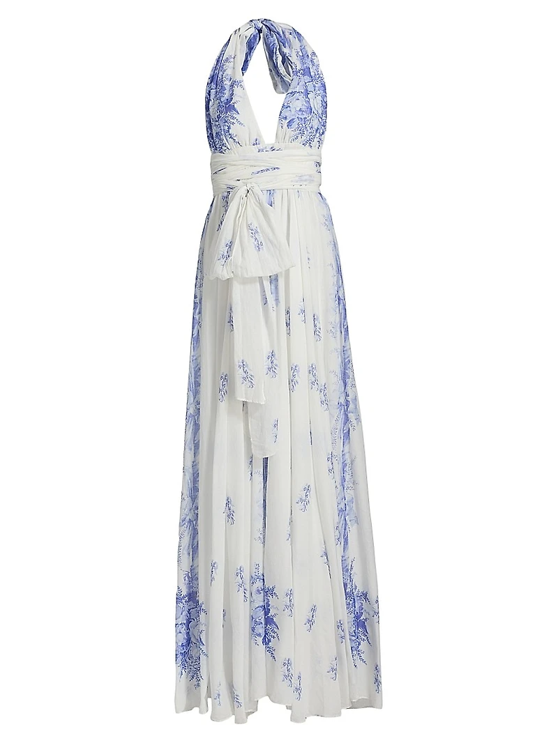 Lilah Halterneck Maxi Dress