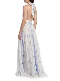 Lilah Halterneck Maxi Dress