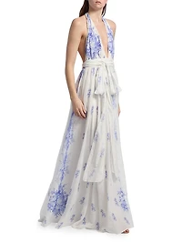 Lilah Halterneck Maxi Dress