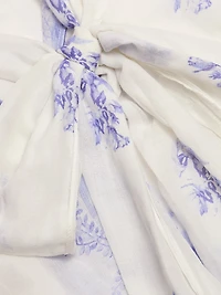 Dresner Floral Lace-Trim Top