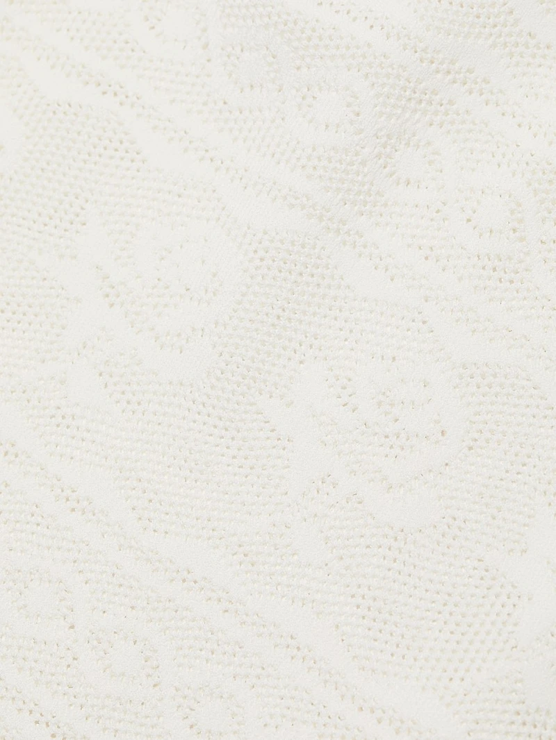 Laurelin Lace Halter Minidress