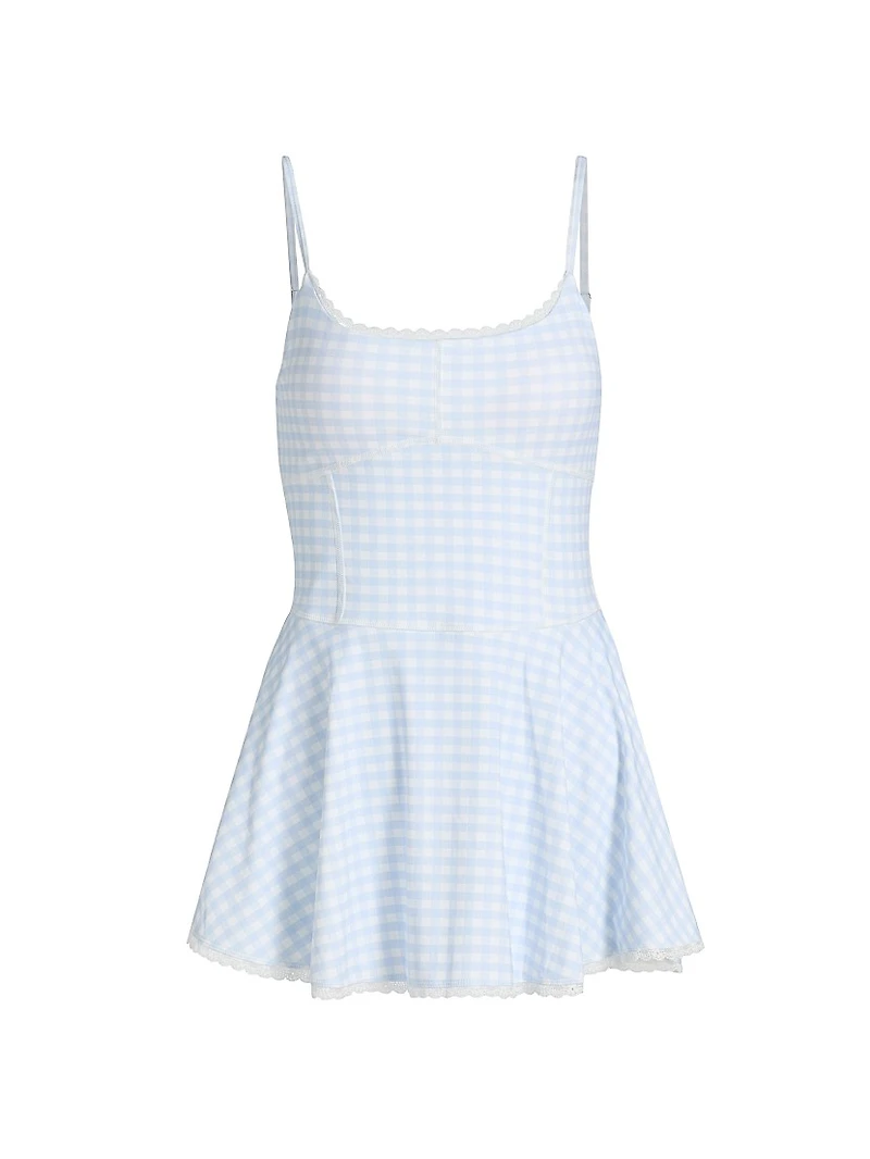 Lunella Gingham Minidress