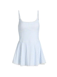Lunella Gingham Minidress