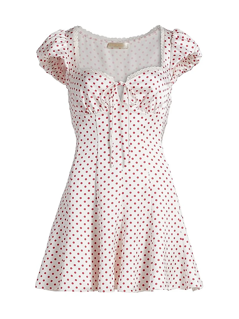 Avine Satin Minidress