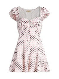 Avine Satin Minidress