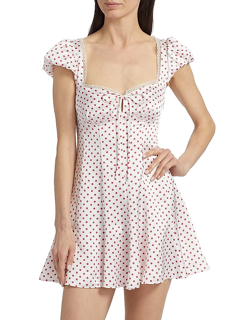 Avine Satin Minidress