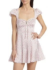 Avine Satin Minidress