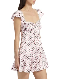 Avine Satin Minidress