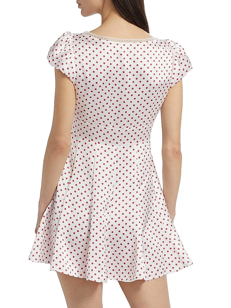 Avine Satin Minidress