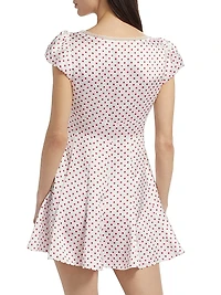 Avine Satin Minidress