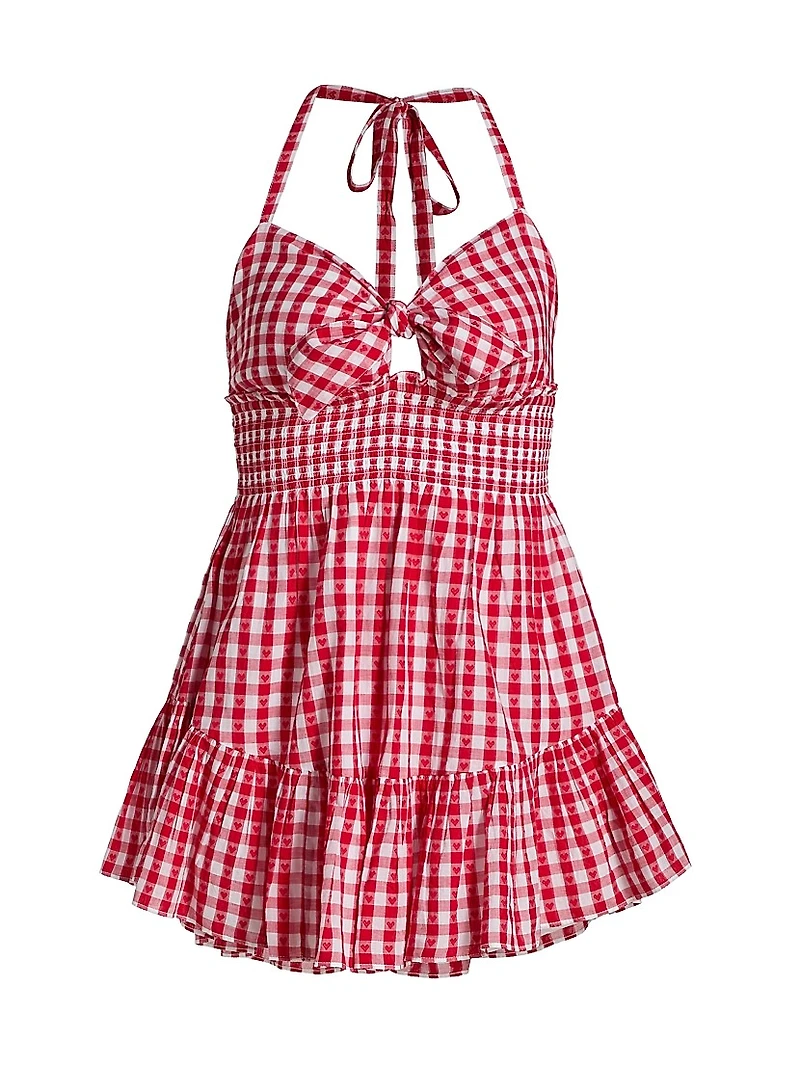 Trishelle Gingham Minidress